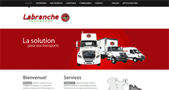 Desktop Screenshot of labranchetransport.com